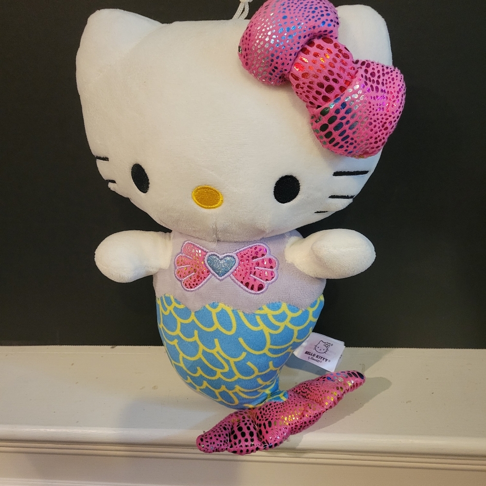 Hello Kitty Mermaid Plush with Sparkling Tail